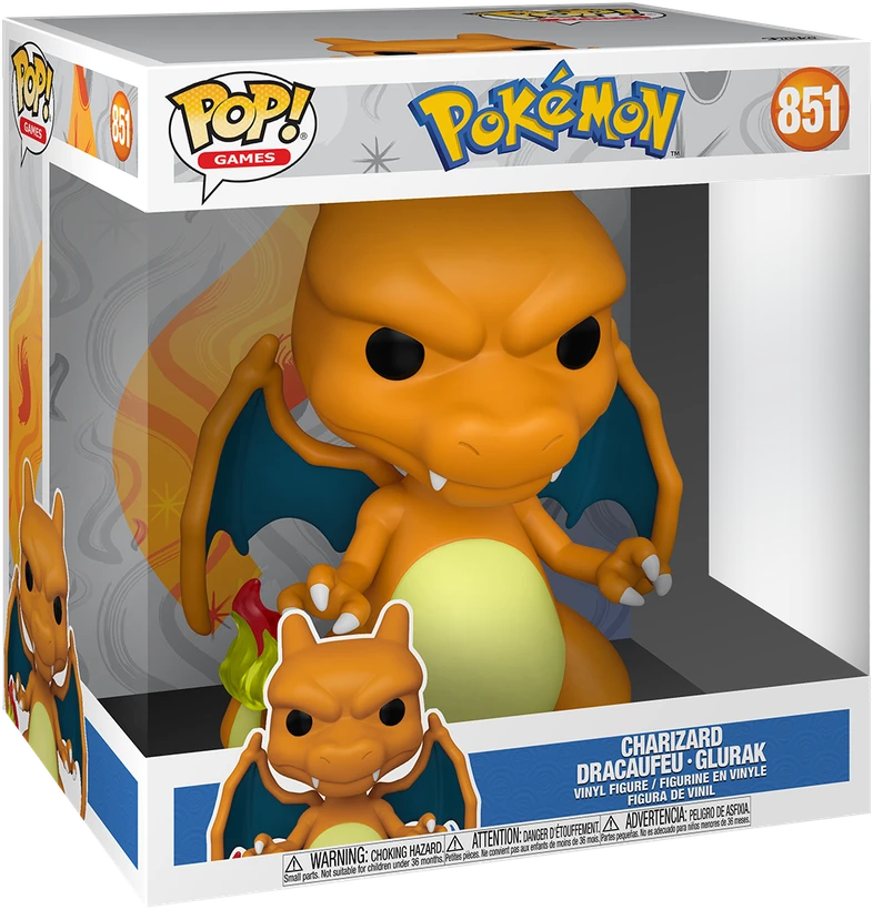 FUNKO POP! Vinilinė figūrėlė: Pokemonai - Charizard, 25 cm
