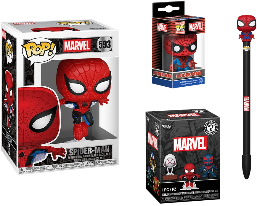 FUNKO POP! Marvel - Spider-Man4PK