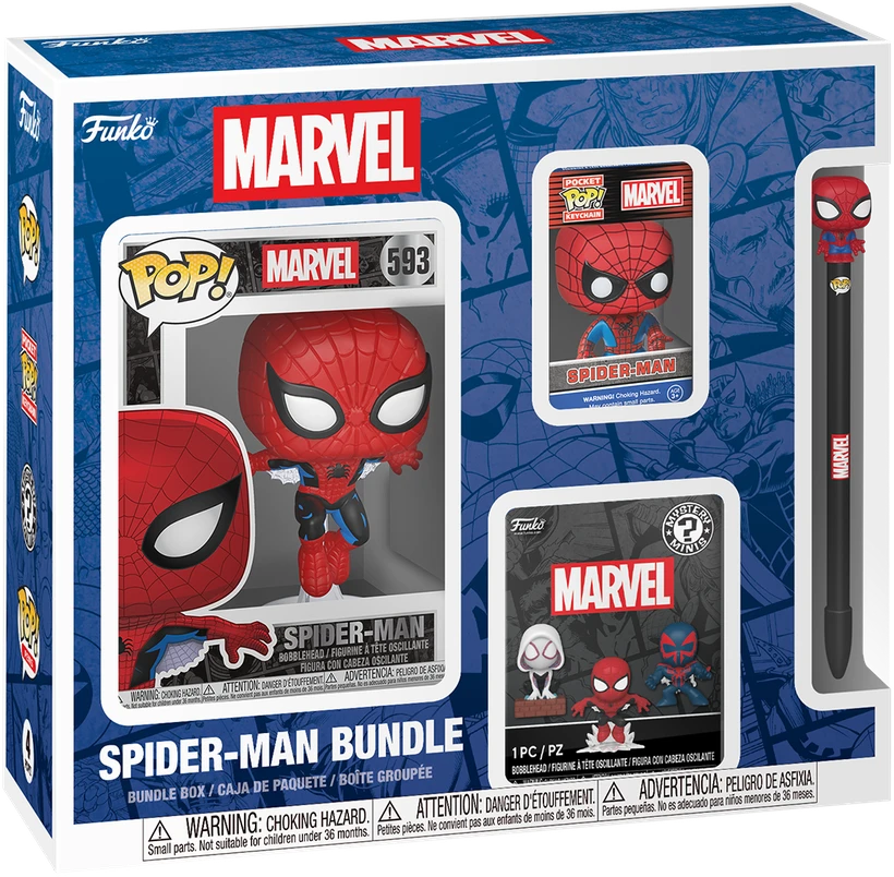 FUNKO POP! Marvel - Spider-Man4PK