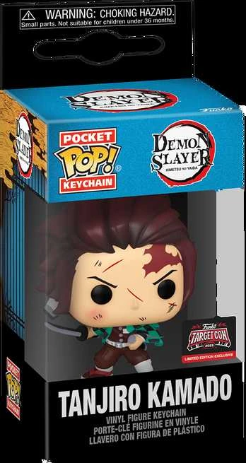 FUNKO POP! Raktų pakabutis: Demon Slayer - Tanjiro Kamado, 10 cm