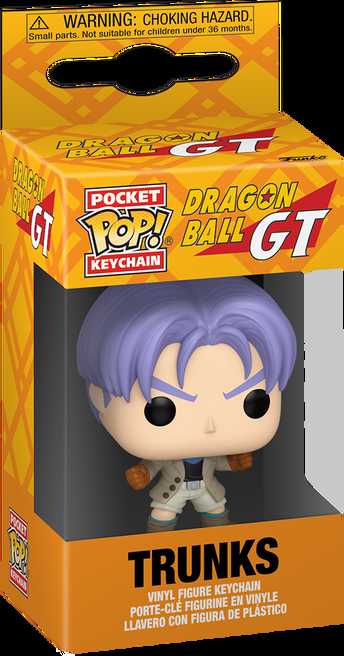FUNKO POP! Raktų pakabutis: Dragon Ball GT - Trunks, 10 cm