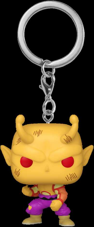 FUNKO POP! Raktų pakabutis: Dragon Ball Super: Super Hero - Orange Piccolo, 10 cm