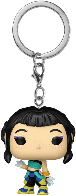 FUNKO POP! Raktų pakabutis: KPop Demon Hunters - Zoey, 10 cm