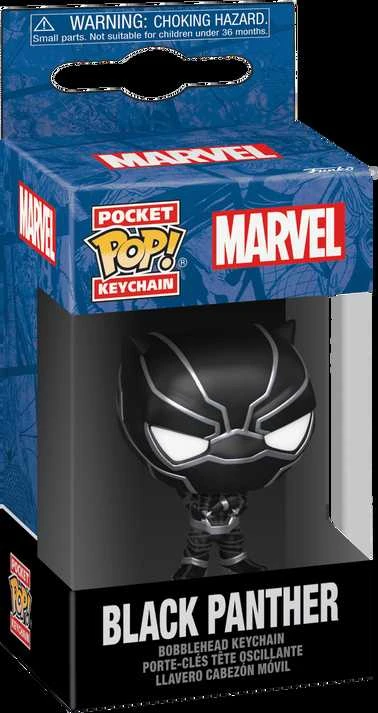 FUNKO POP! Raktų pakabutis: Marvel: Black Panther, 10 cm