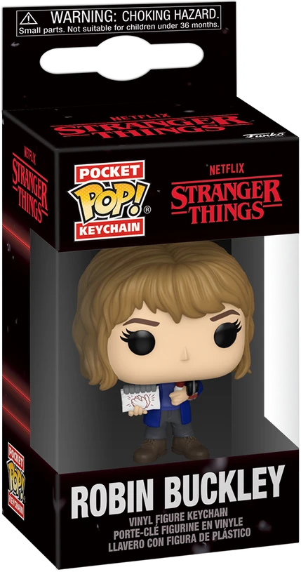 FUNKO POP! Raktų pakabutis: Stranger Things - Robin Buckley, ~10 cm