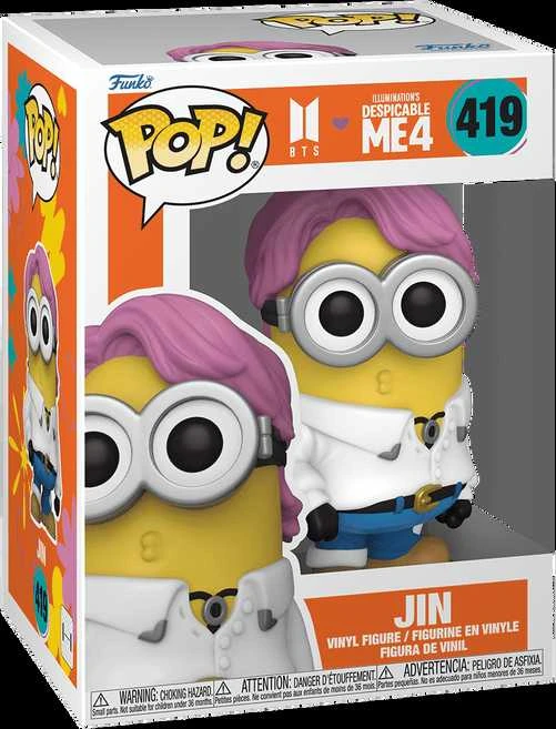 FUNKO POP! Vinilinė figūrėlė: BTS x Despicable Me 4 - Jin