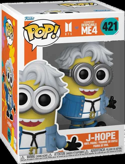 FUNKO POP! Vinilinė figūrėlė: BTS x Despicable Me 4 - J-Hope