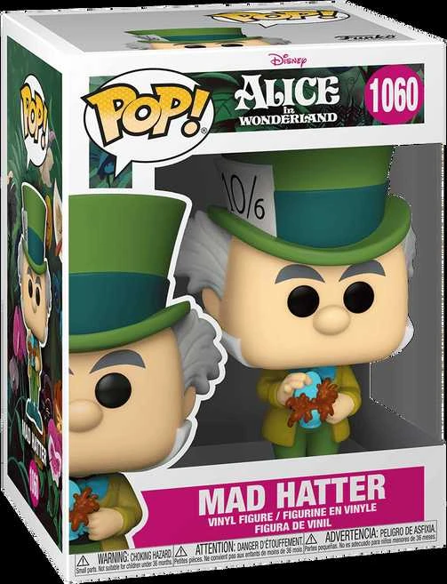 FUNKO POP! Vinilinė figūrėlė: Disney: Alice in Wonderland - Mad Hatter, 9 cm