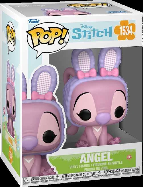 Žaislinė figurėlė Funko POP Disney Stitch Angel, Rožinės spalvos (10,20 cm)