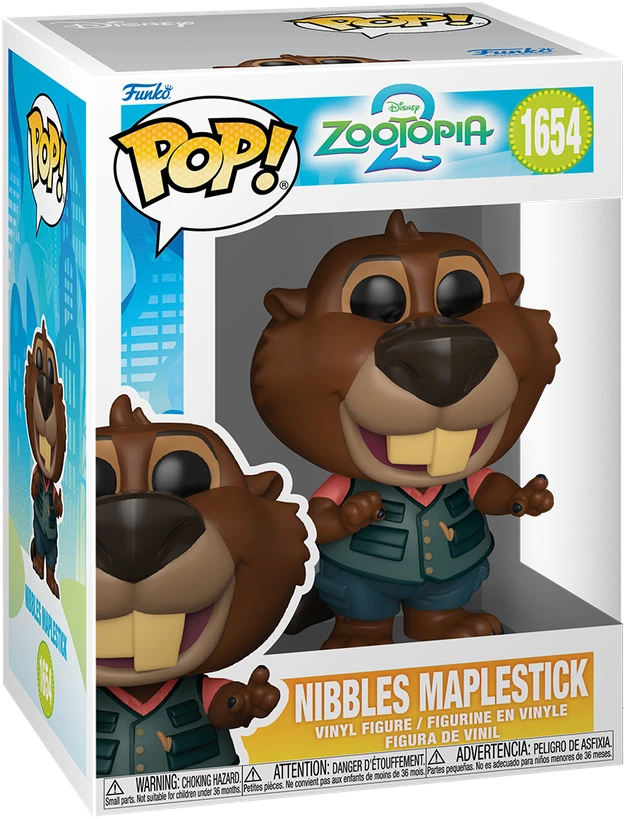 FUNKO POP! Vinilinė figūrėlė: Zootropolis 2 - Nibbles Maplestick, 9 cm