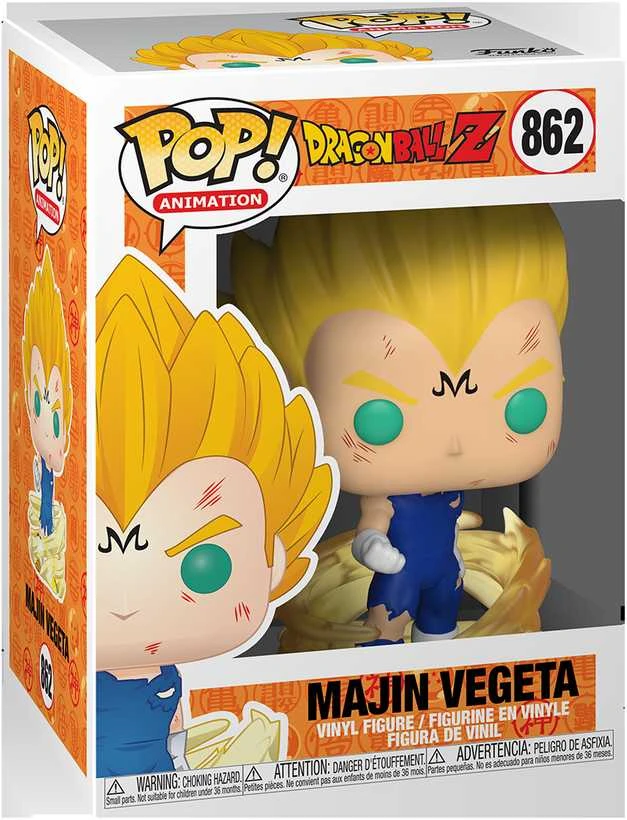 FUNKO POP! Vinilinė figūrėlė Dragon Ball Z - Majin Vegeta, 13 cm