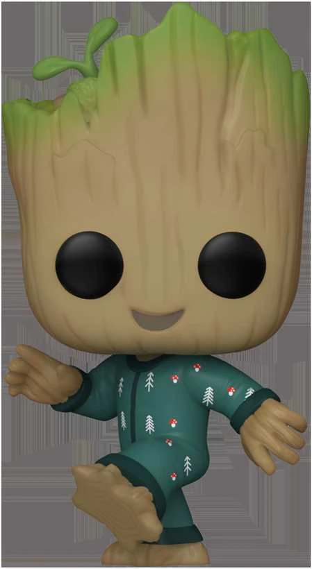 FUNKO POP! Vinilinė figūrėlė: I Am Groot - Groot in PJs (dancing)