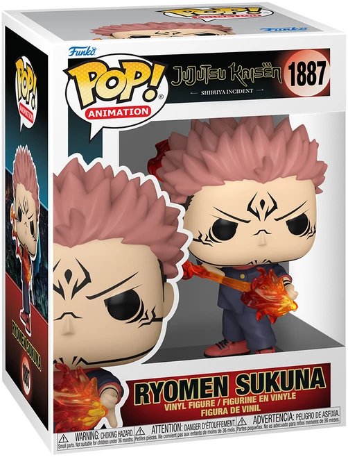 FUNKO POP! Vinilinė figūrėlė: Jujutsu Kaisen - Ryomen Sukuna, 10 cm