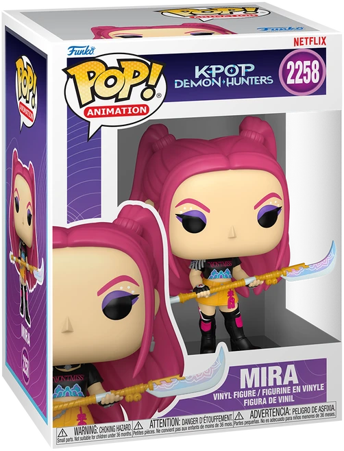 FUNKO POP! Vinilinė figūrėlė: Kpop Demon Hunters - Mira, 9 cm