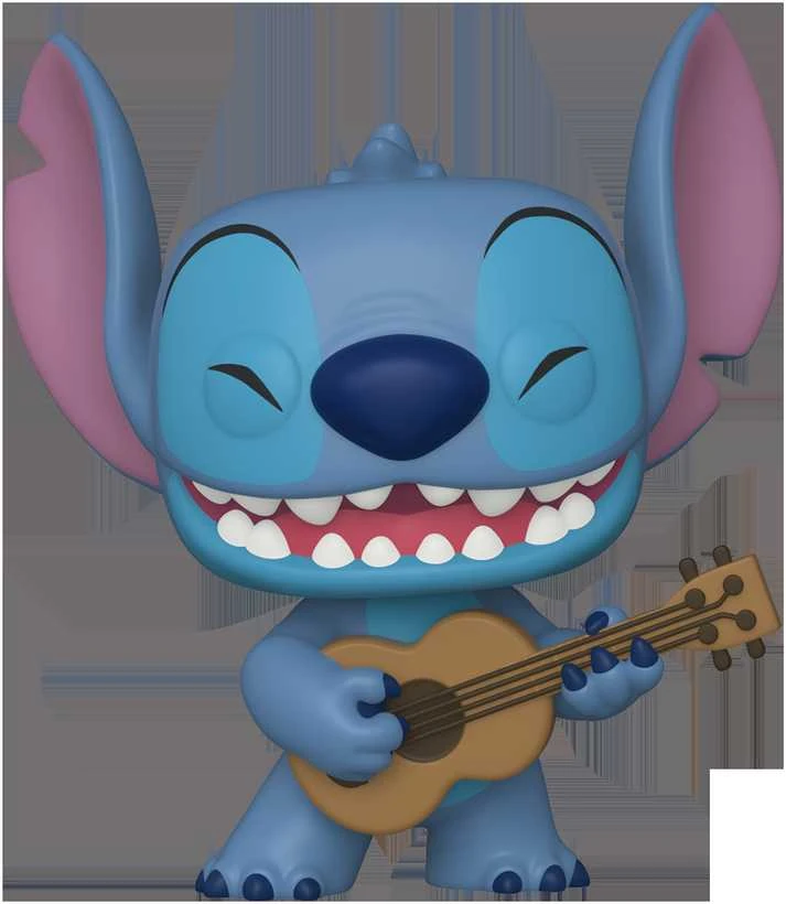 FUNKO POP! Vinilinė figūrėlė: LILO & STITCH: Stičas su ukulele, 10 cm