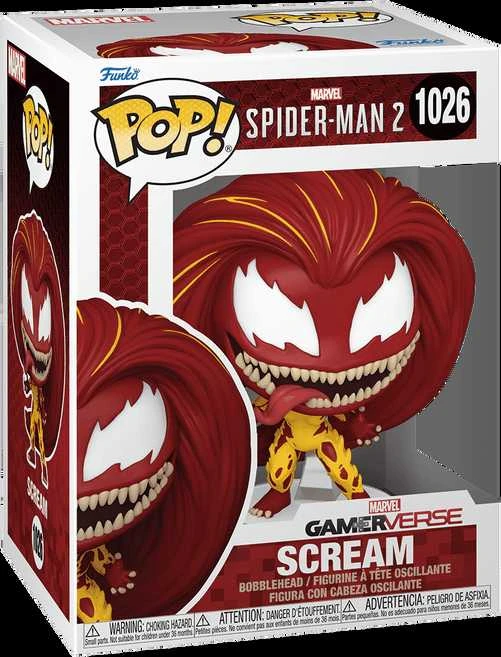 FUNKO POP! Vinilinė figūrėlė: Marvel: Spider-Man 2 - Scream, 9 cm