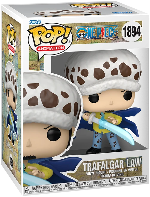 FUNKO POP! Vinilinė figūrėlė: One Piece - Trafalgar Law, 9 cm