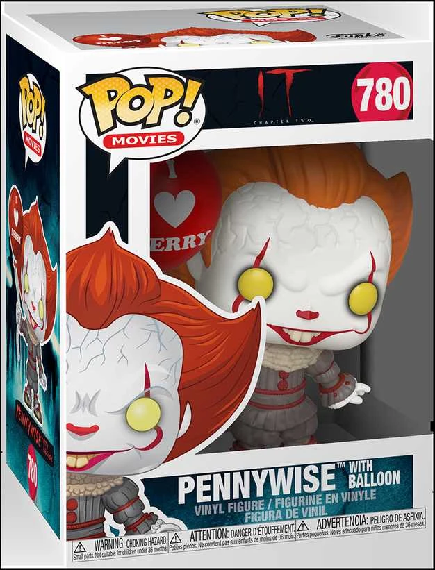 FUNKO POP! Vinilinė figūrėlė: Pennywise, 9,5 cm