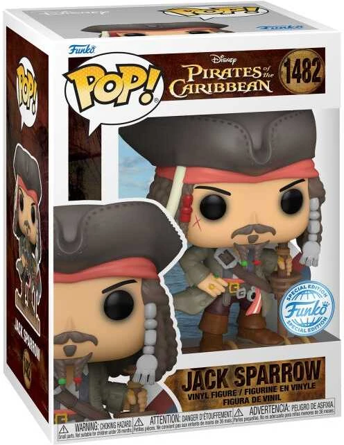 FUNKO POP! Vinilinė figūrėlė: Pirates of The Carribbean - Jack Sparrow, 9 cm