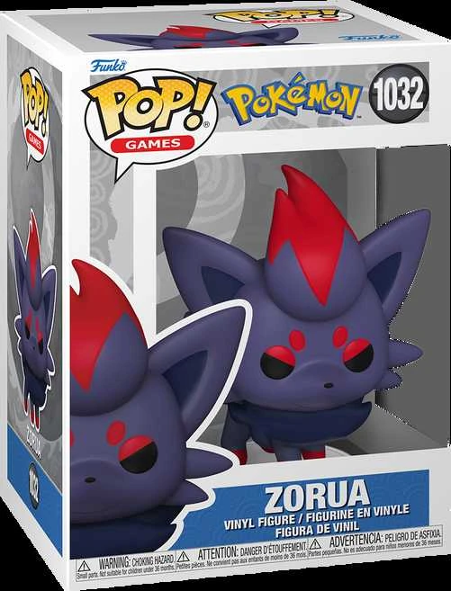 FUNKO POP! Vinilinė figūrėlė: Pokemonai - Zorua, 9 cm