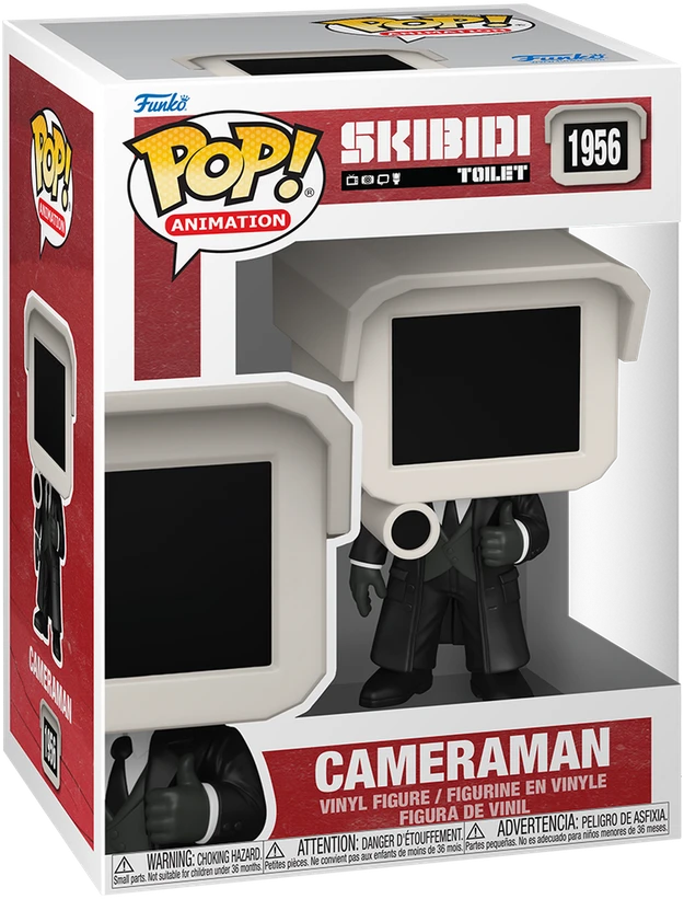 FUNKO POP! Vinilinė figūrėlė: Skibidi Toilet - Cameraman, 9 cm