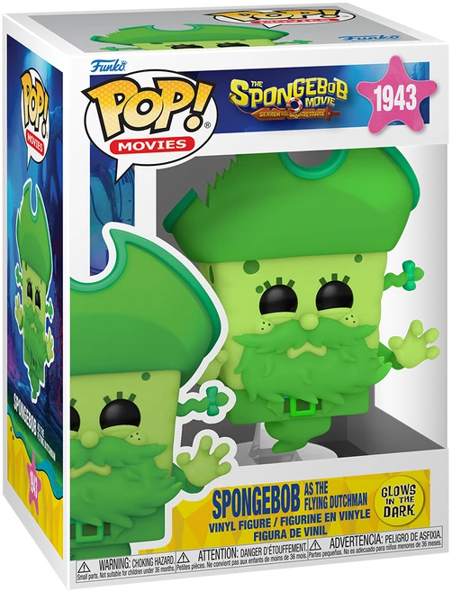 FUNKO POP! Vinilinė figūrėlė: The SpongeBob Movie - SpongeBob as the Flying Dutchman , ~9 cm