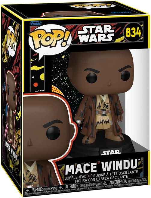 FUNKO POP! Vinilinė figūrėlė: Star Wars - Mace Windu, 9 cm