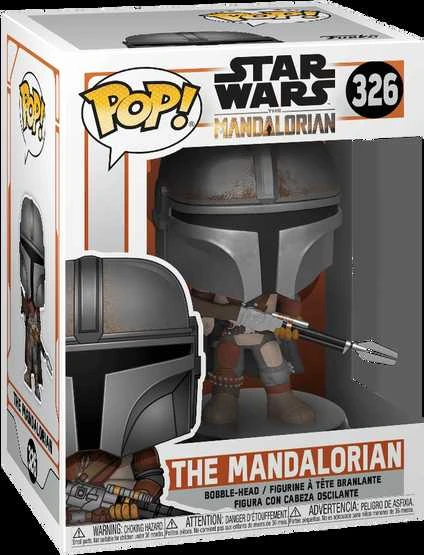 FUNKO POP! Vinilinė figūrėlė: Žvaigždžių karai – Mandalorietis