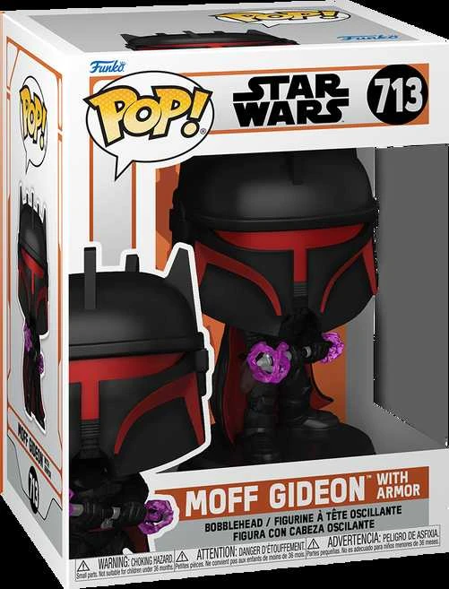 FUNKO POP! Vinilinė figūrėlė: Star Wars - Moff Gideon with Armor, 9.5 cm