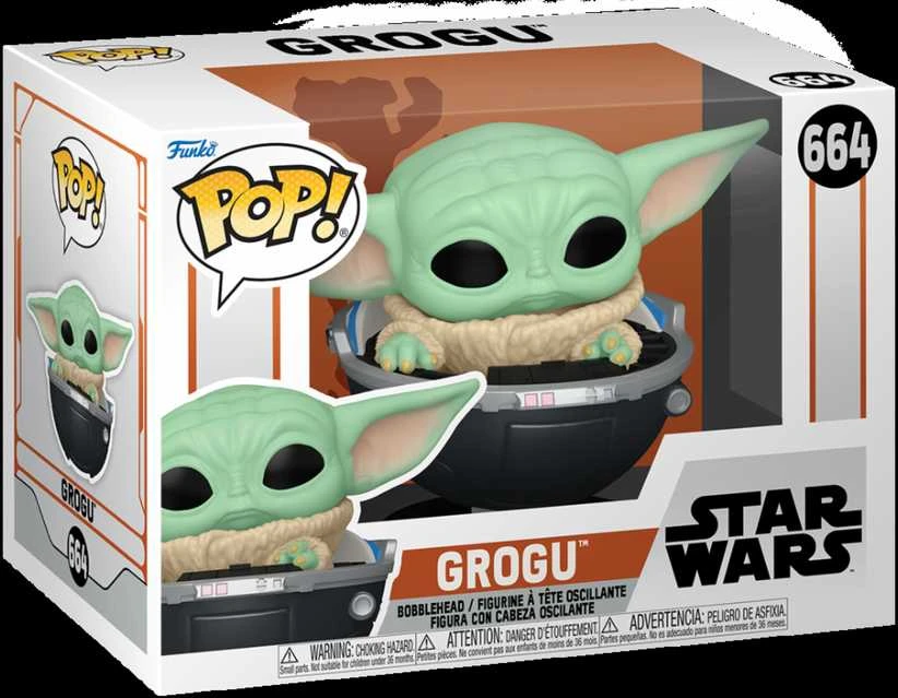 FUNKO POP! Vinilinė figūrėlė: The Mandalorian - Grogu in a pram