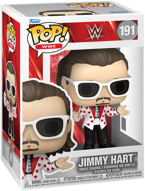 FUNKO POP! Vinilinė figūrėlė: WWE - Jimmy Hart, 9 cm