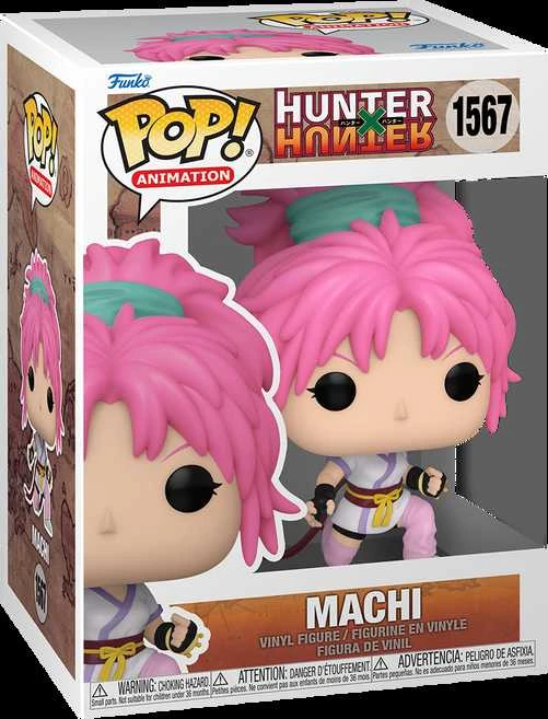 FUNKO POP! Vinilinė figūrėlė: Hunter x Hunter - Machi, 9 cm