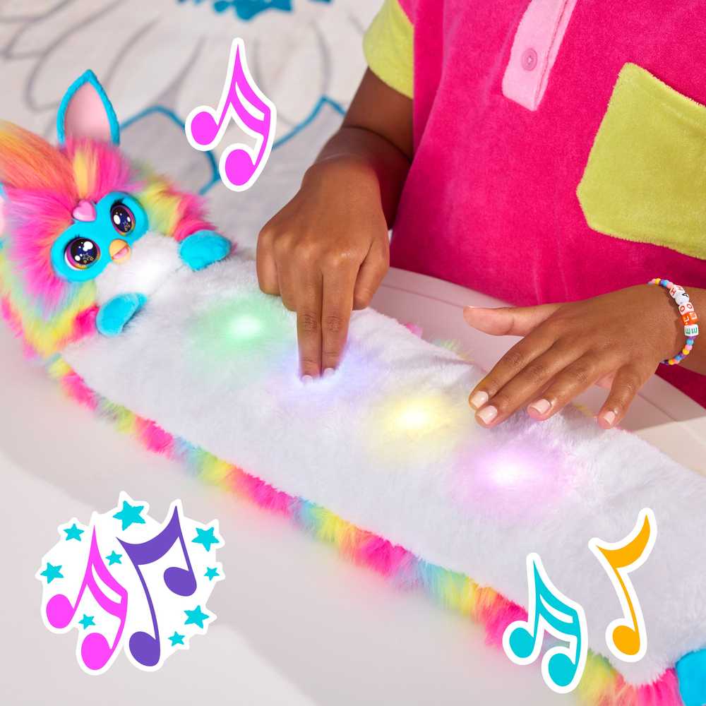 Interaktyvus žaislas Furby DJ Rainbow