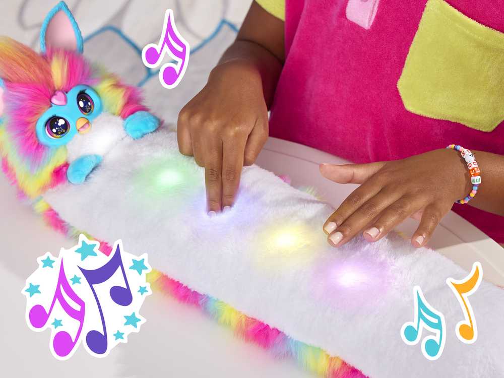 Interaktyvus žaislas Furby DJ Rainbow