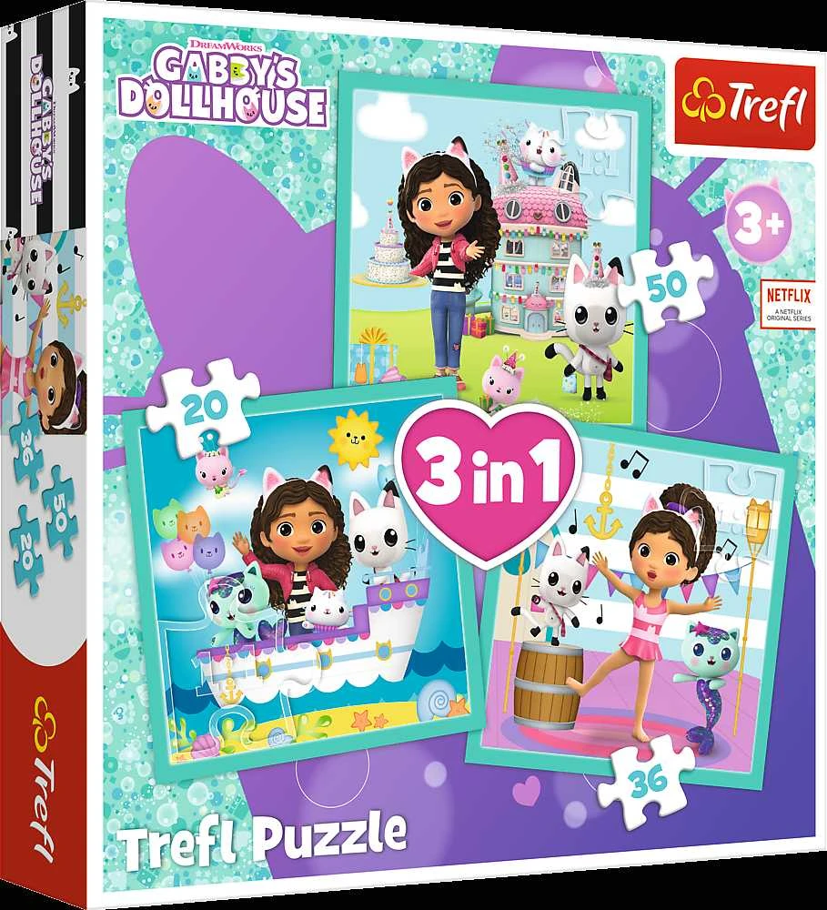 Trefl Dėlionė 106 vnt. - Gabby's Dollhouse