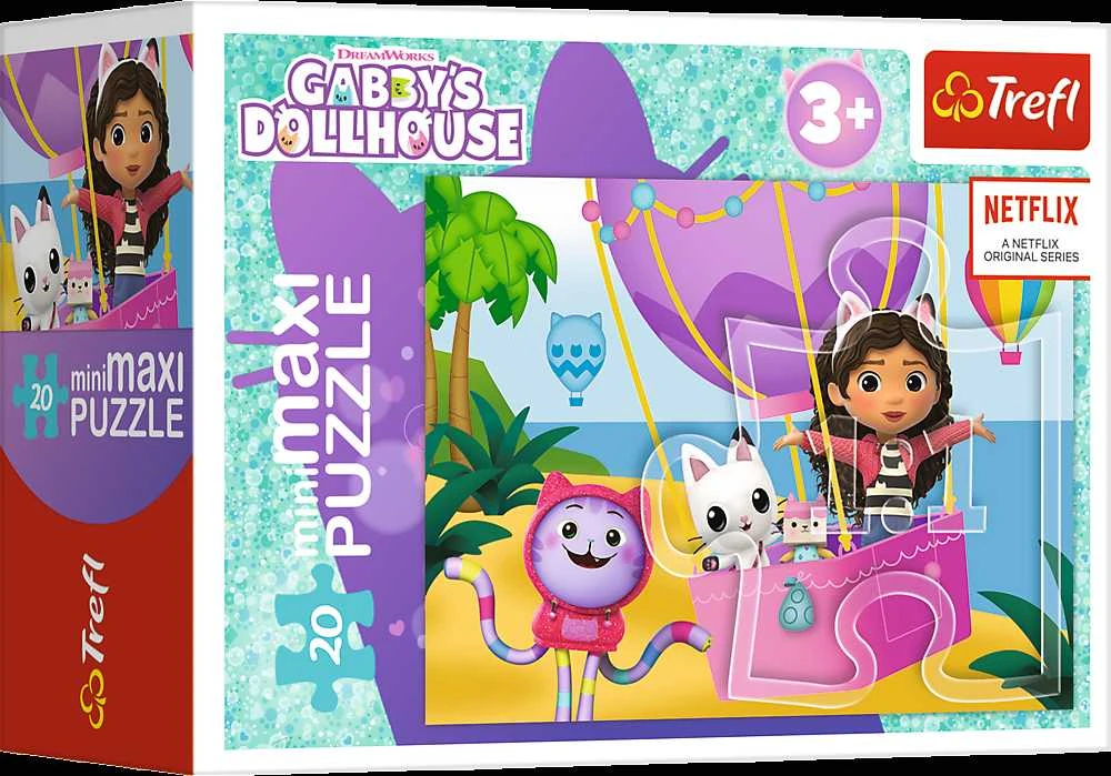 Gabby's Dollhouse GABBY´S DOLLHOUSE TREFL mini maxi dėlionė 20 det.