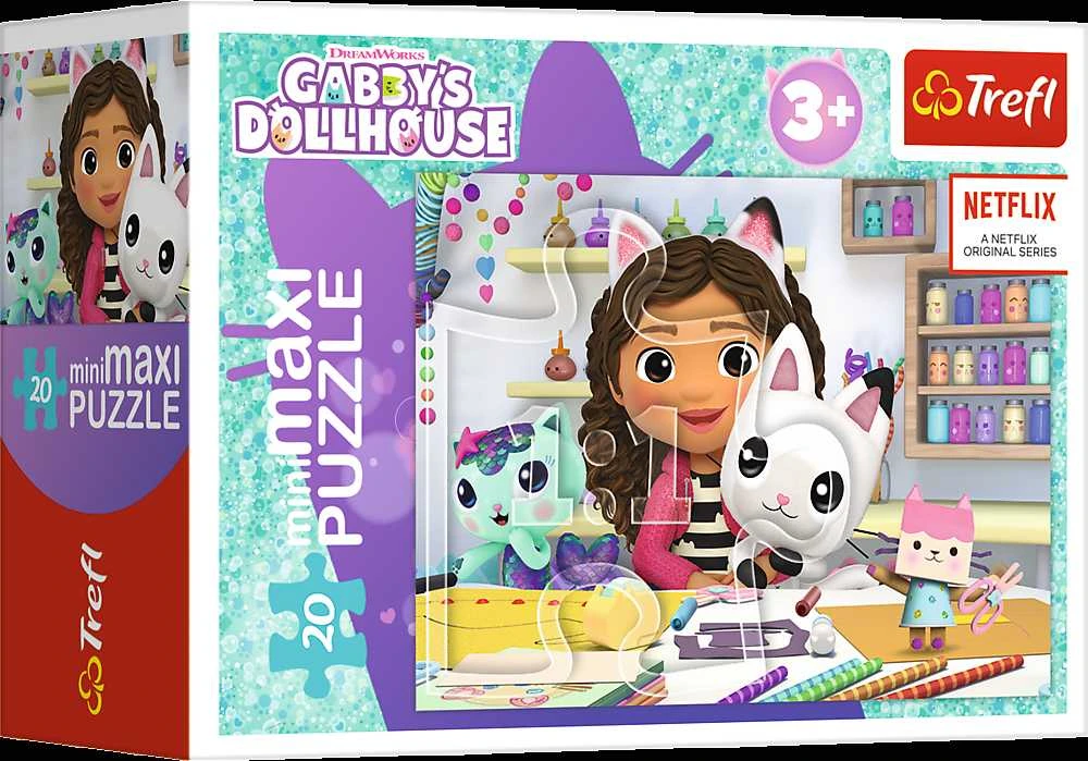 Gabby's Dollhouse GABBY´S DOLLHOUSE TREFL mini maxi dėlionė 20 det.