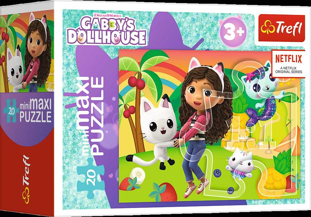 Gabby's Dollhouse GABBY´S DOLLHOUSE TREFL mini maxi dėlionė 20 det.