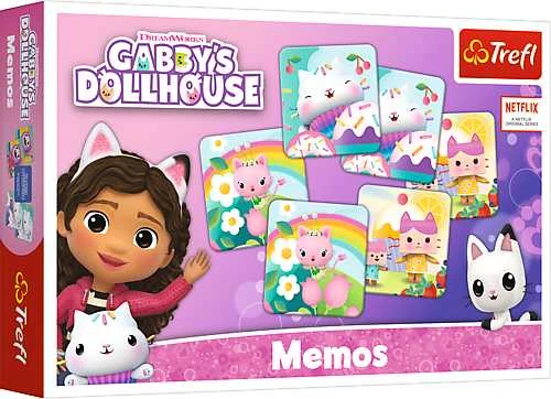 Trefl Stalo žaidimas Memo "Gabby´s Dollhouse“