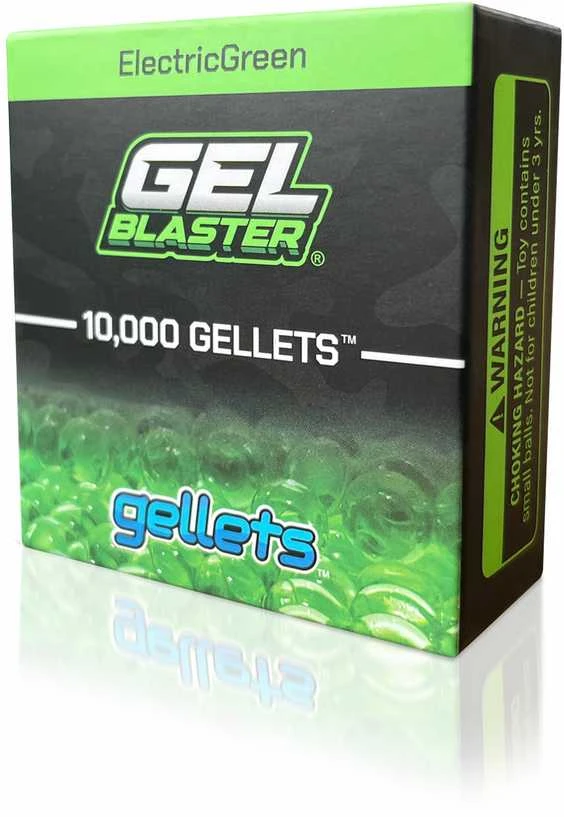 GEL BLASTER Gelio rutuliukai, žali, 10 000 vnt.