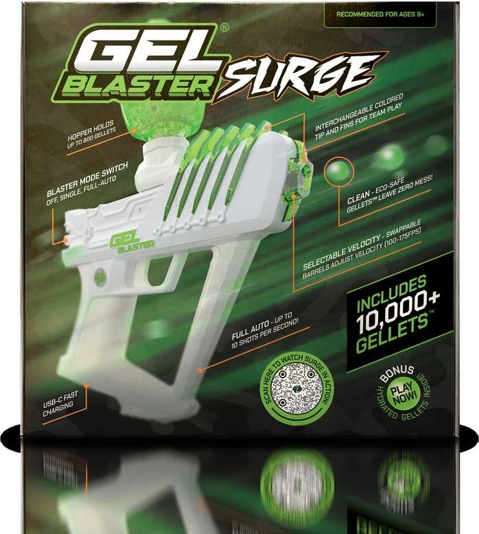 GEL BLASTER Žaislinis šautuvas SURGE su 10 000 gelio rutuliukų