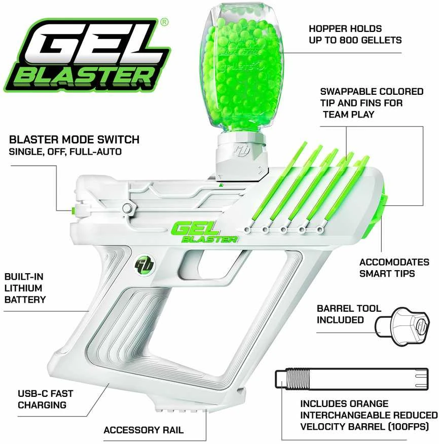 GEL BLASTER Žaislinis šautuvas SURGE su 10 000 gelio rutuliukų