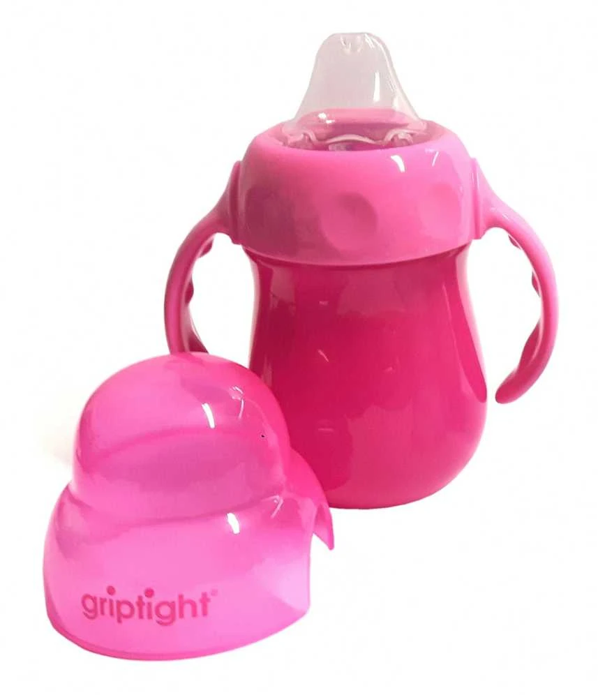 GRIPTIGHT gertuvė nuo 6 mėn.,HANDLED SIPPER CUP, rožinė