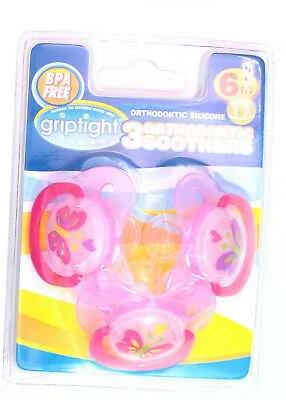 GRIPTIGHT ortodontinis silikoninis čiulptukas nuo 6 mėn.