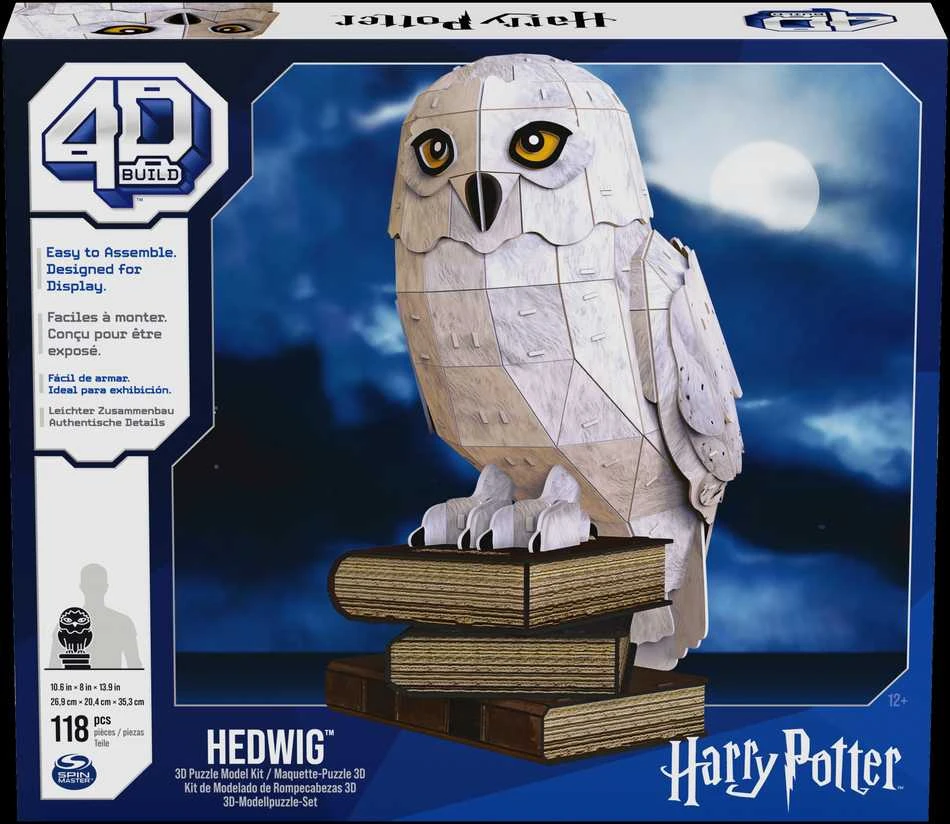 Spin Master HARRY POTTER 4D dėlionė „Hedviga“