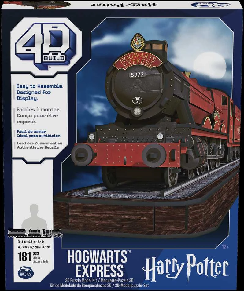 Spin Master HARRY POTTER 4D dėlionė „Hogvartso ekspresas“