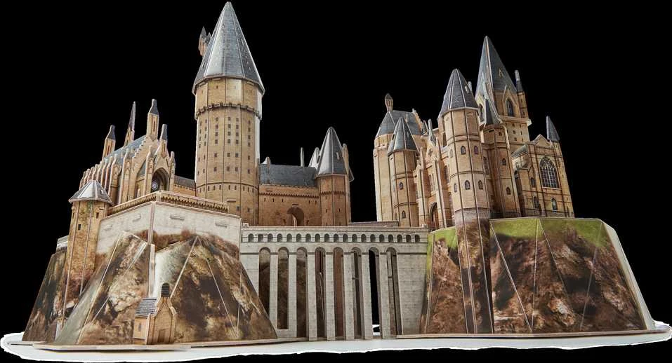 Spin Master HARRY POTTER 4D dėlionė „Hogvartso pilis“