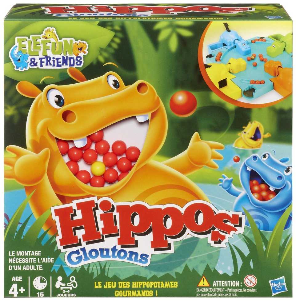 Hasbro Stalo žaidimas HUNGRY HUNGRY HIPPOS (Alkani begemotai)