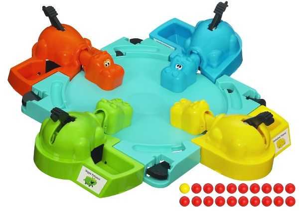 Hasbro Stalo žaidimas HUNGRY HUNGRY HIPPOS (Alkani begemotai)