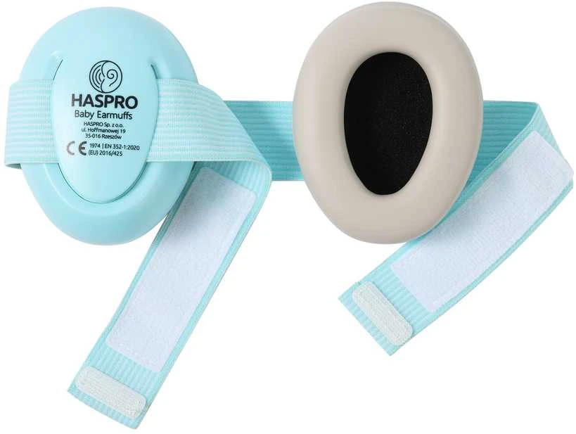 Haspro apsauginės ausinės kūdikiams mėtinės BE05M